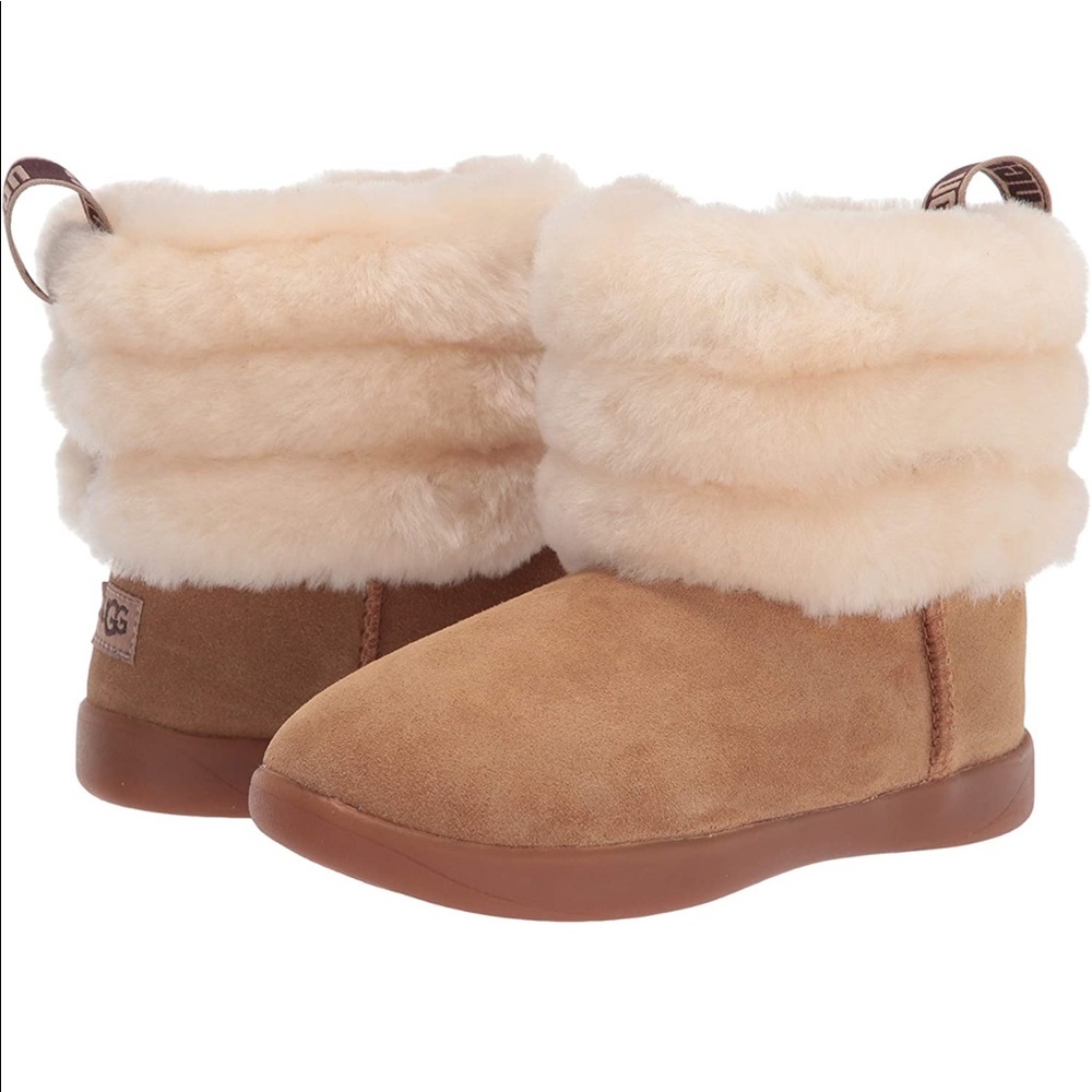 UGG Child Fluff Mini Quilted Boot